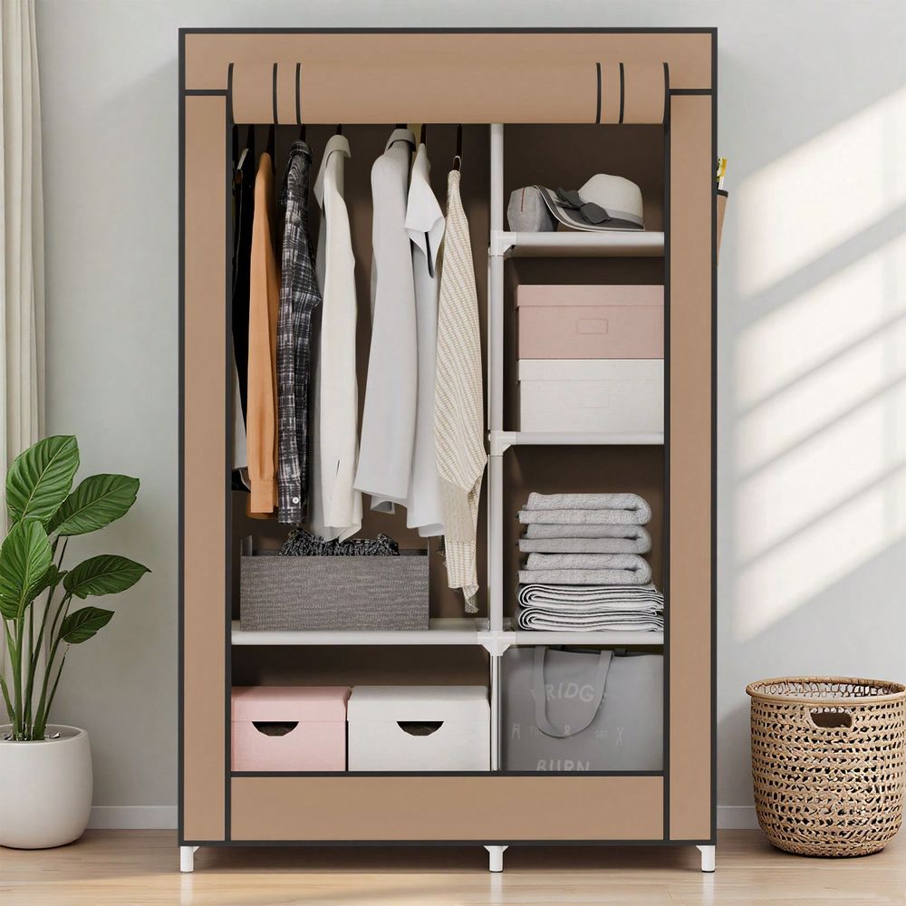 Wardrobe Closet Portable Fabric Cover - Шкаф для хранения одежды, большой вместительный