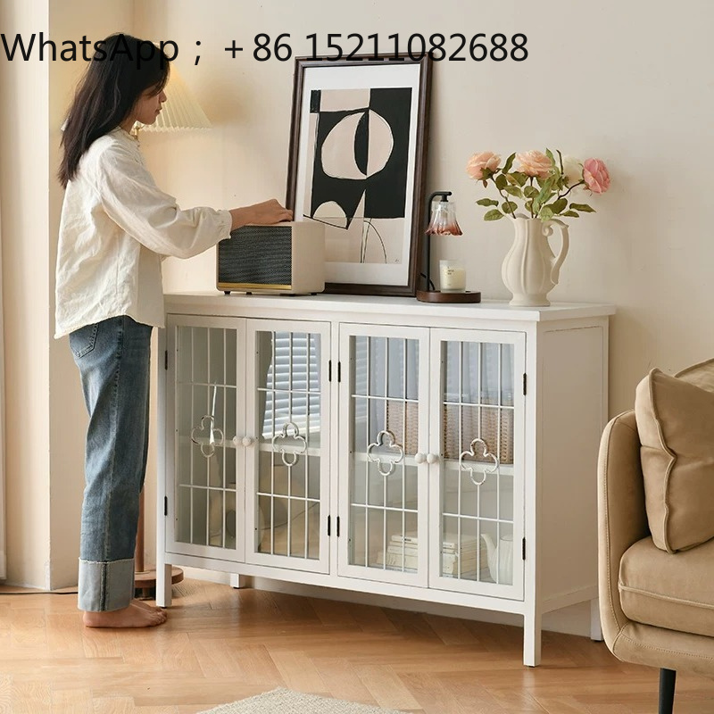 Storage - Белая ретро-тумба для гостиной ресторана, входная,