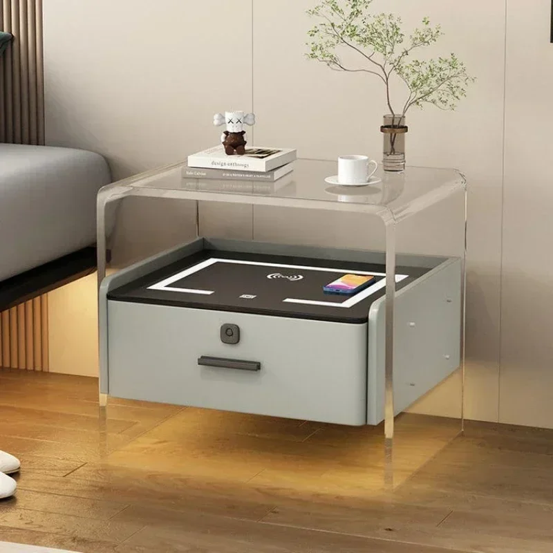 #   Акриловые прикроватные тум – обзор и цена Floating Nightstand With Led Light
