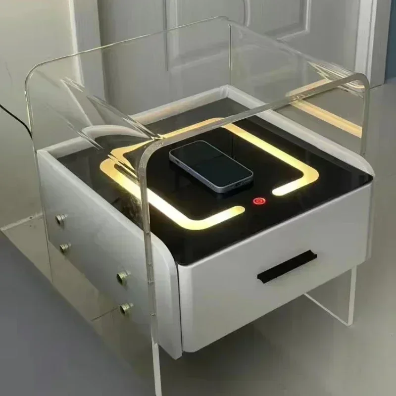 #   Акриловые прикроватные тум – обзор и цена Floating Nightstand With Led Light