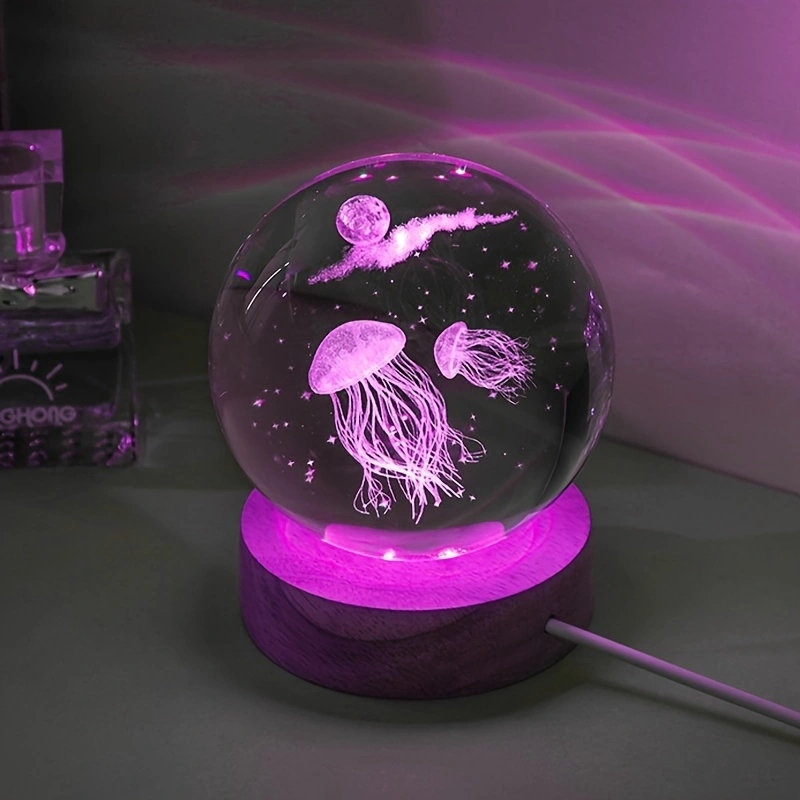 3D Медуза с лазерной гравировк – обзор и цена Floating Nightstand With Led Light