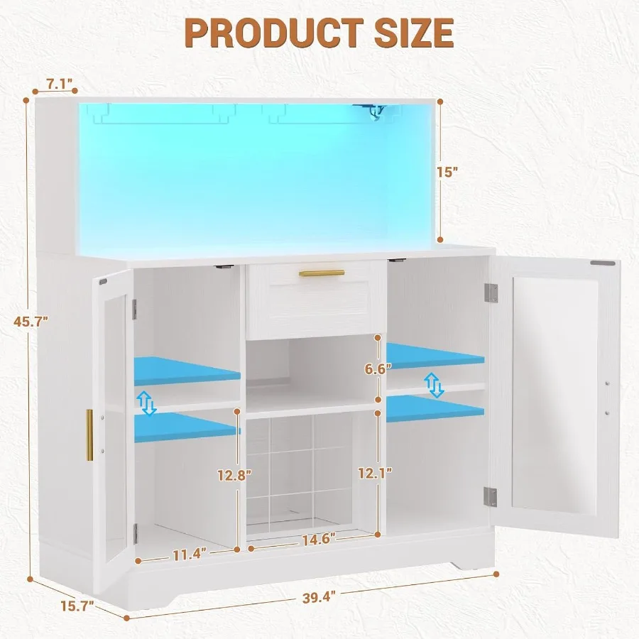 Кофейный шкаф с RGB-подсветкой – обзор и цена Storage