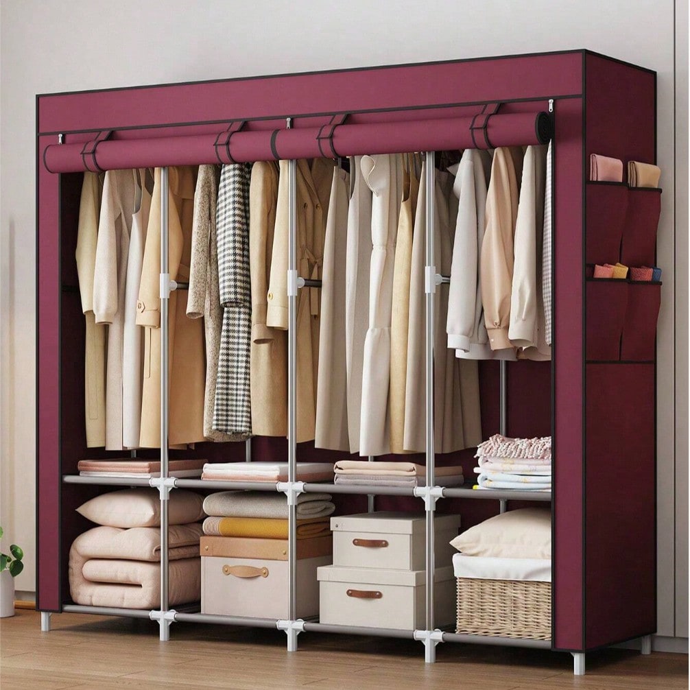 Большой переносной шкаф-гардер – обзор и цена Wardrobe Closet Portable Fabric Cover