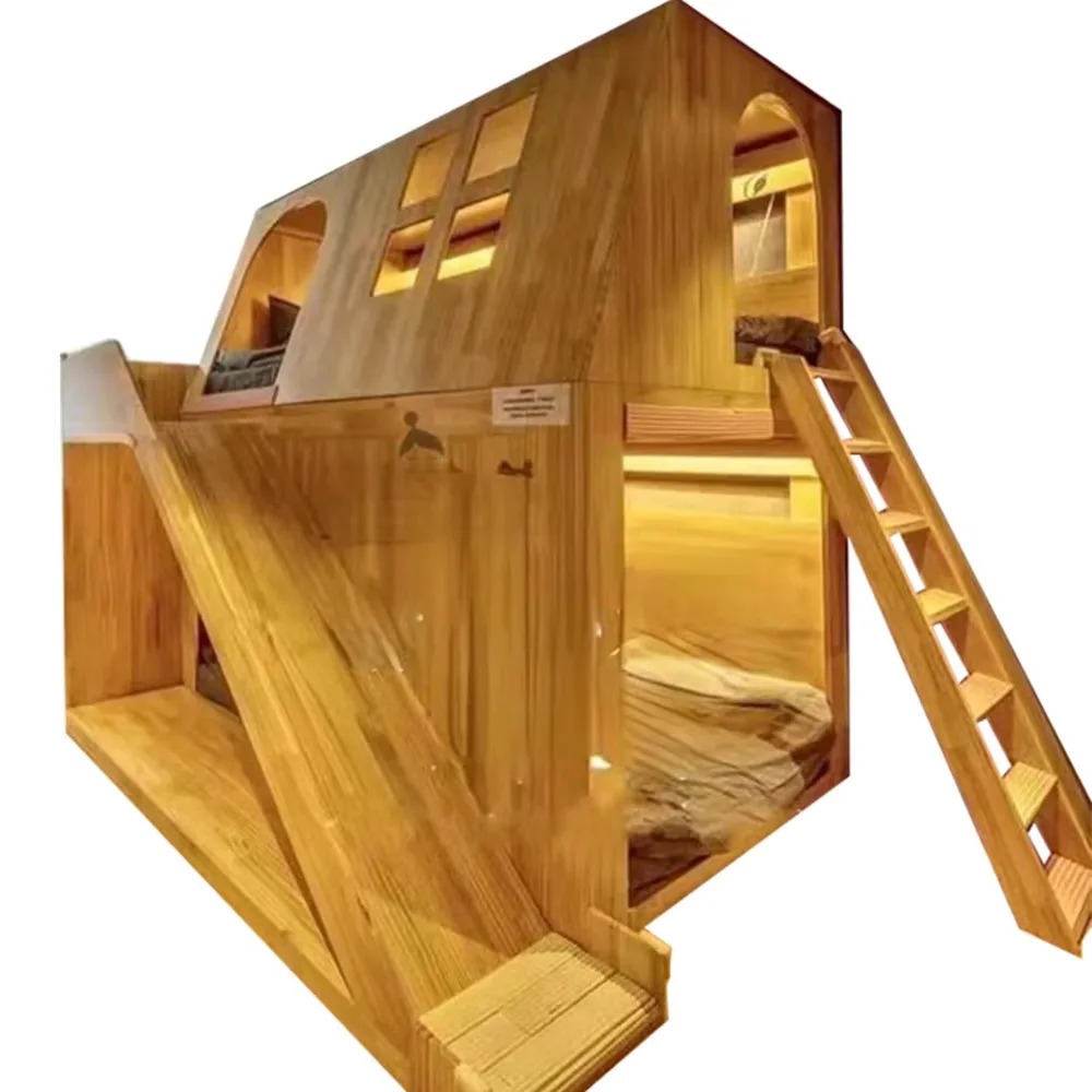 Американская двухъярусная кров – обзор и цена Bunk Bed With Stairs And Slide